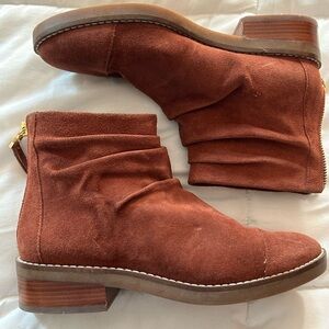 Cole Haan Riona Grand suede leather back zip bootie 6.5